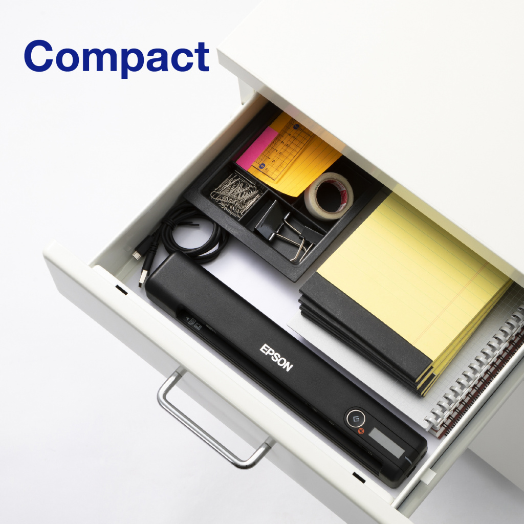 Epson WorkForce ES-60W, snelle draadloze mobiele A4-scanner met Wi-Fi-connectiviteit, ScanSmart-technologie en LCD-scherm - Afbeelding 11