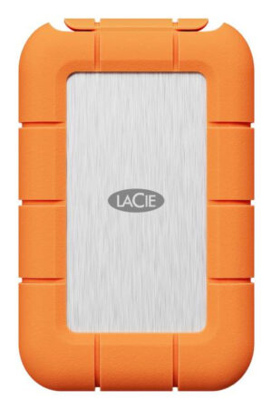 LaCie STND4000400 externe solide-state drive Thunderbolt technologie 4 TB USB Type-C USB4 Gen 3x2 Oranje, Roestvrijstaal