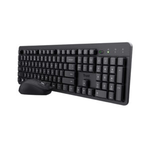 Trust Ody II toetsenbord Inclusief muis Kantoor RF Draadloos AZERTY Belgisch Zwart