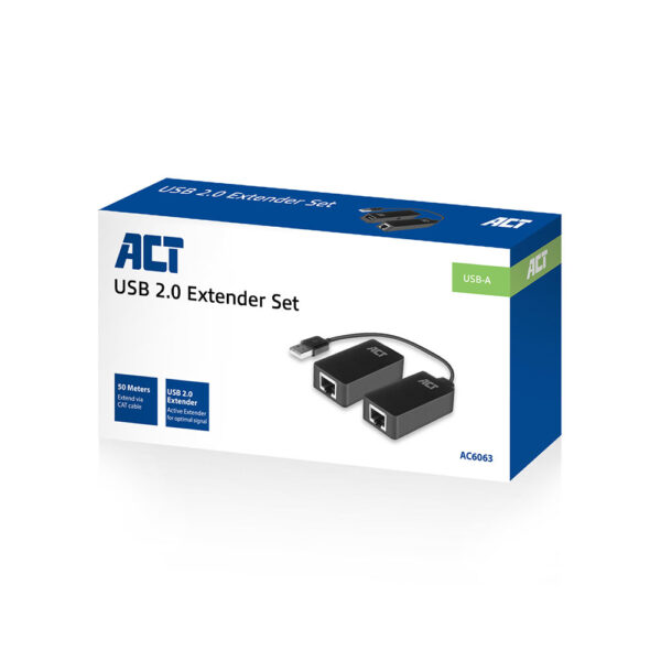 ACT USB Extender set over UTP, tot 50 meter - Afbeelding 5