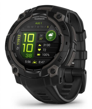 Garmin Instinct 3 AMOLED 3,05 cm (1.2") 45 mm Digitaal 390 x 390 Pixels Touchscreen Zwart GPS