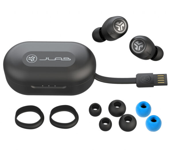 JLab JBuds Air ANC True Wireless Hoofdtelefoons True Wireless Stereo (TWS) In-ear Oproepen/muziek Bluetooth Zwart - Afbeelding 5