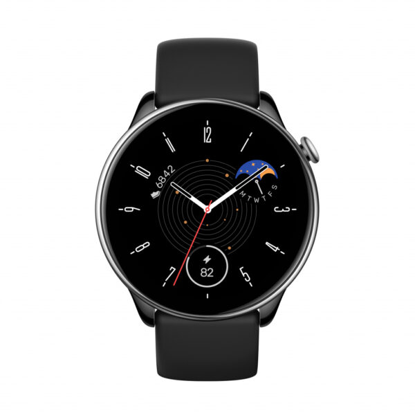 Amazfit GTR Mini 3,25 cm (1.28") AMOLED 42 mm Digitaal 416 x 416 Pixels Touchscreen Zwart, Zilver GPS