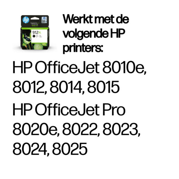 HP 912XL originele high-capacity zwarte inktcartridge - Afbeelding 4
