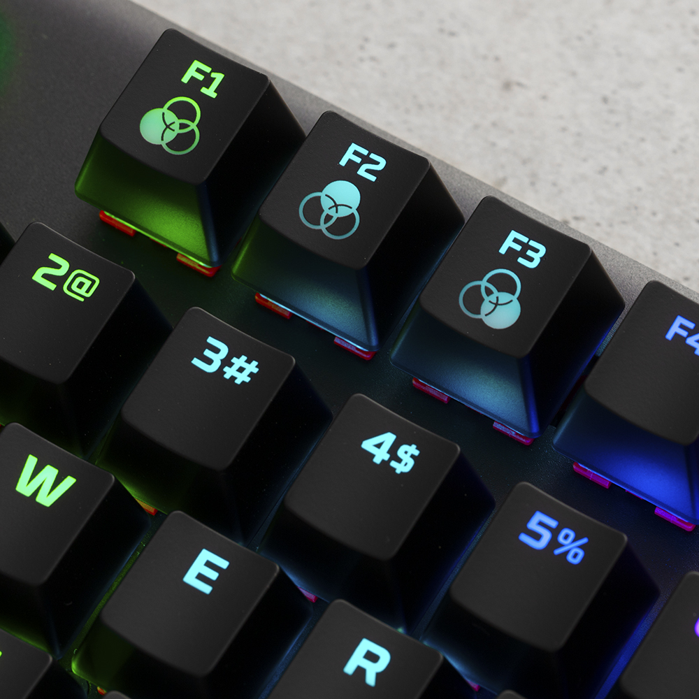 HyperX Alloy Origins Core - mechanisch gamingtoetsenbord - HX Blue (US-indeling) - Afbeelding 7