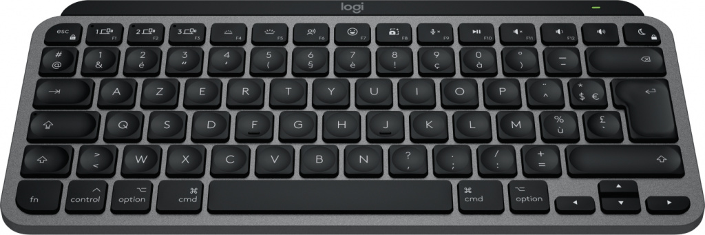 Logitech MX Keys Mini For Mac toetsenbord Thuis/Werk Bluetooth AZERTY Frans Zwart, Grijs - Afbeelding 2