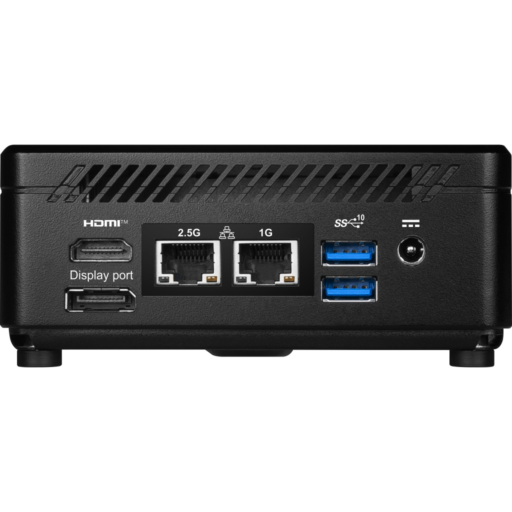 MSI Cubi 5 12M-002EU Intel® Core™ i5 i5-1235U 8 GB DDR4-SDRAM 512 GB SSD Windows 11 Pro Mini PC Zwart - Afbeelding 3