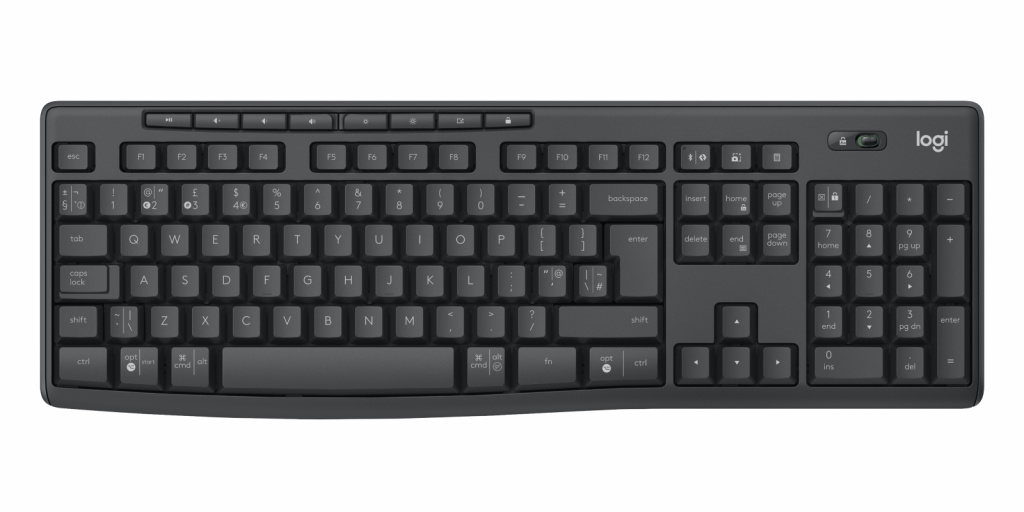 Logitech 920-012073 toetsenbord Inclusief muis Kantoor Bluetooth QWERTY Brits Engels Grafiet