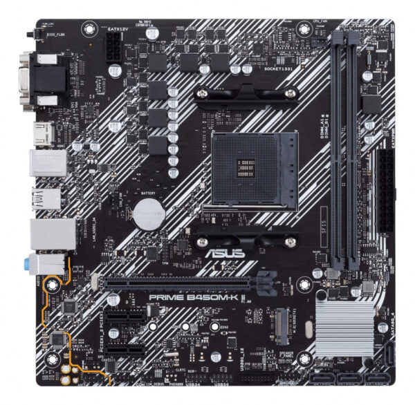 ASUS Prime B450M-K II AMD B450 Socket AM4 micro ATX - Afbeelding 2