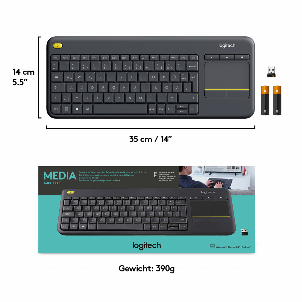Logitech K400 Plus - Afbeelding 8