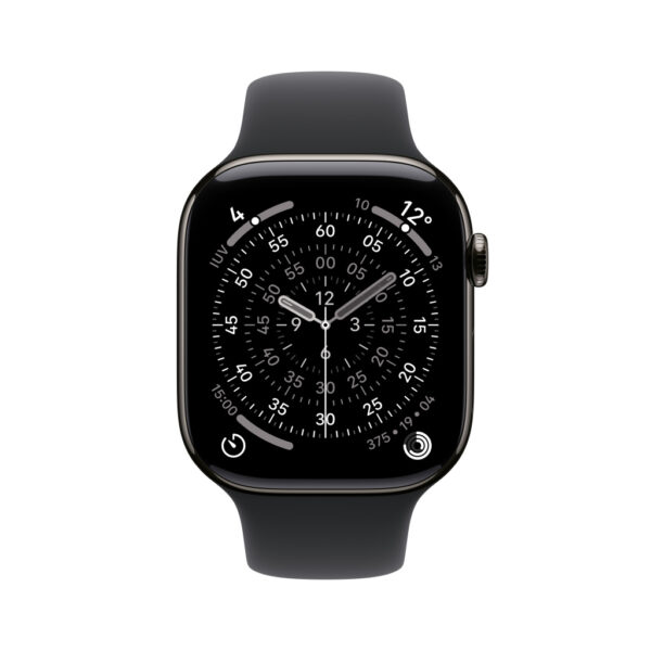 Apple Watch Series 11 OLED 46 mm Digitaal 416 x 496 Pixels Touchscreen 5G Titanium Wifi GPS - Afbeelding 2
