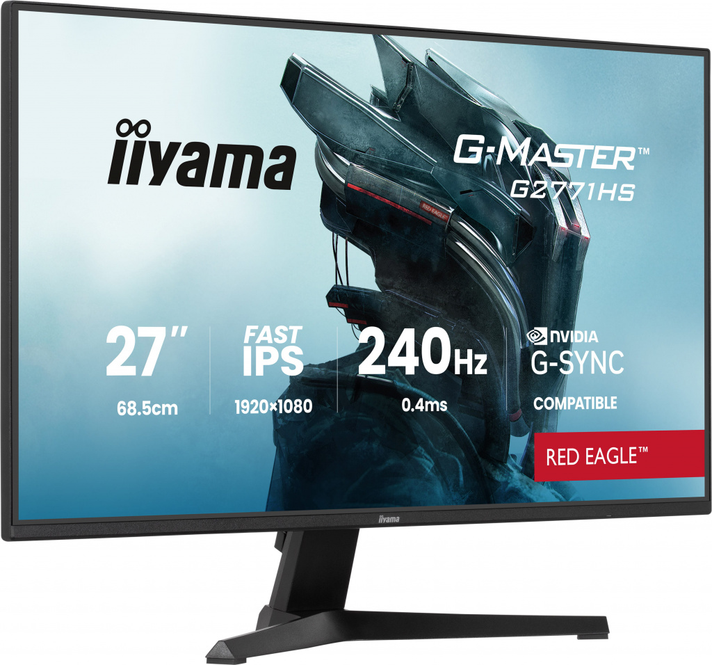 iiyama G-MASTER G2771HS-B1 computer monitor 68,6 cm (27") 1920 x 1080 Pixels 4K Ultra HD Zwart - Afbeelding 3
