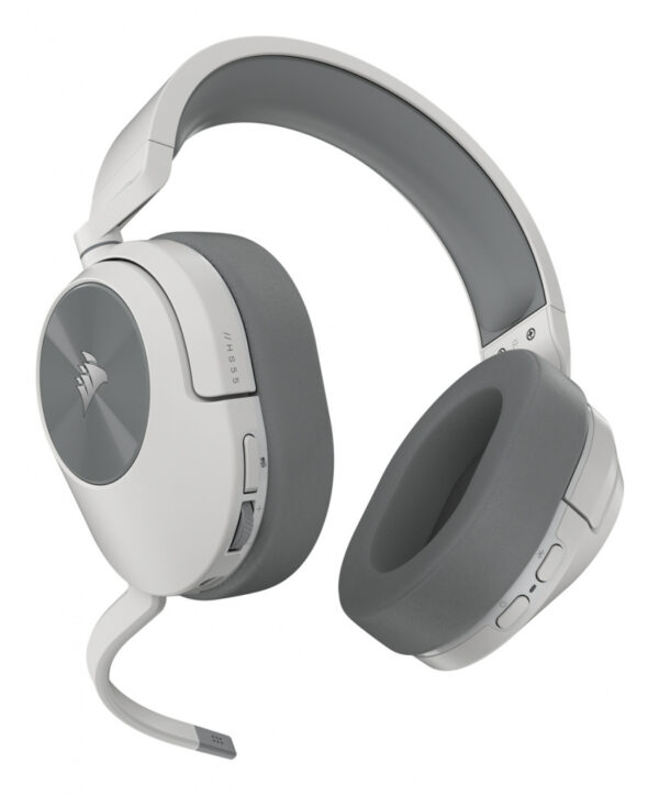 Corsair HS55 WIRELESS Headset Draadloos Hoofdband Gamen Bluetooth Wit - Afbeelding 3