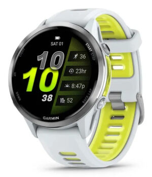 Garmin Forerunner 970 3,56 cm (1.4") AMOLED Digitaal 454 x 454 Pixels Touchscreen Wit Wifi GPS