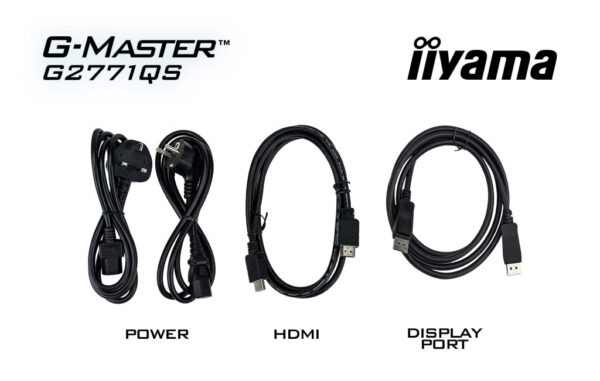 iiyama G2771QS-B1 computer monitor 68,6 cm (27") 2560 x 1440 Pixels Wide Quad HD Zwart - Afbeelding 11