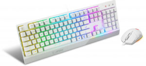 MSI VIGOR GK30 toetsenbord Inclusief muis Gamen USB QWERTY Italiaans Wit
