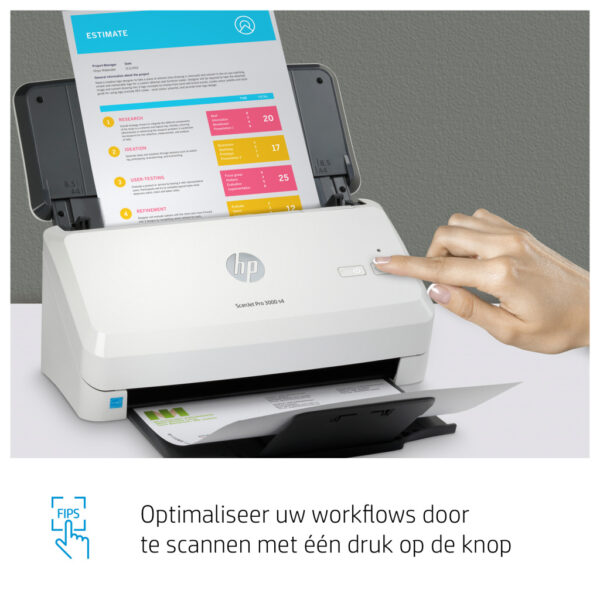 HP ScanJet Pro 3000 s4 Paginascanner 600 x 600 DPI A4 Zwart, Wit - Afbeelding 5