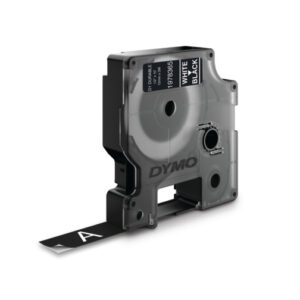 DYMO D1 -Durable Labels - White on Black - 12mm x 3m