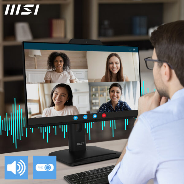 MSI Pro MP242PMG computer monitor 60,5 cm (23.8") 1920 x 1080 Pixels Full HD LCD Zwart - Afbeelding 2