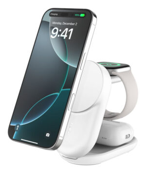 Belkin Qi2 Fitness tracker, Hoofdtelefoons, Smartphone, Smartwatch Wit USB Draadloos opladen Snel opladen Binnen