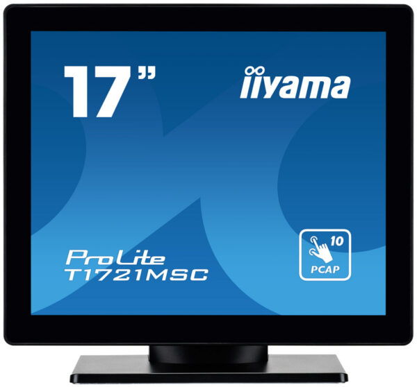 iiyama ProLite T1721MSC-B2 computer monitor 43,2 cm (17") 1280 x 1024 Pixels SXGA LED Touchscreen Tafelblad Zwart - Afbeelding 2