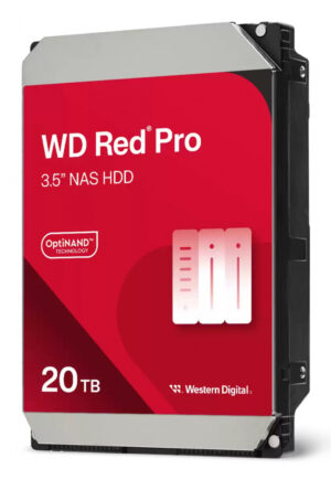 Western Digital Red Pro WD202KFGX interne harde schijf 20 TB 7200 RPM 512 MB 3.5" SATA III