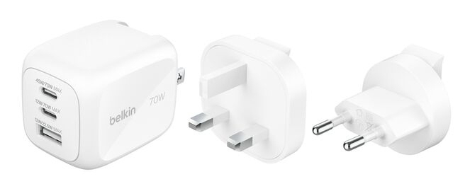 Belkin BoostCharge Pro Universeel Wit AC Snel opladen Binnen