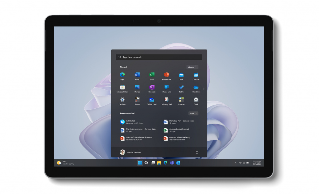 Microsoft Surface Go 4 Intel® N 128 GB 26,7 cm (10.5") 8 GB Wi-Fi 6 (802.11ax) Windows 11 Pro Platina - Afbeelding 2