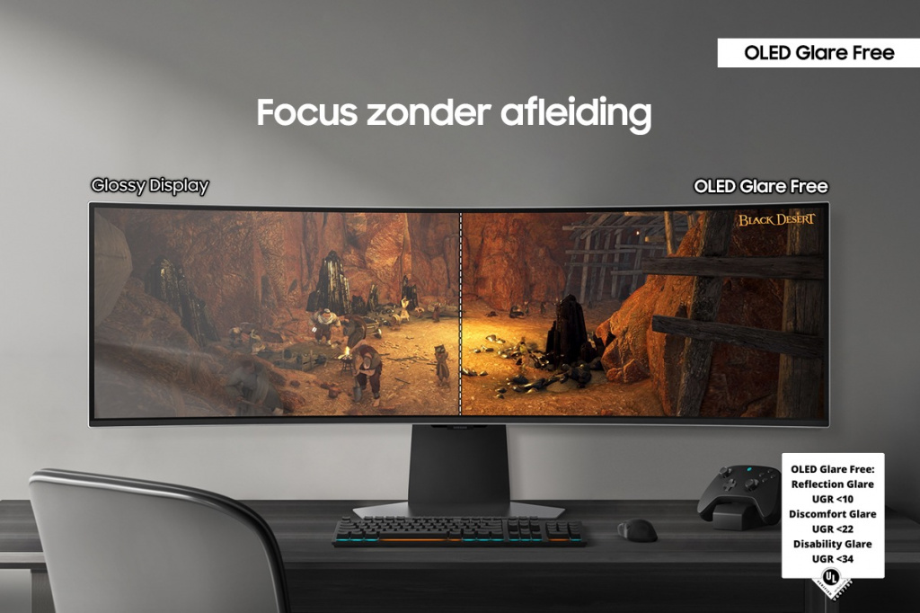 Samsung 49" Odyssey OLED G9 G95SD DQHD 240Hz Smart Gaming Monitor - Afbeelding 5