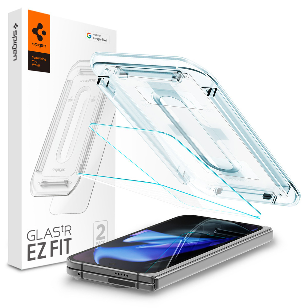 Spigen GLAS.tR EZ Fit Doorzichtige schermbeschermer Google 2 stuk(s)