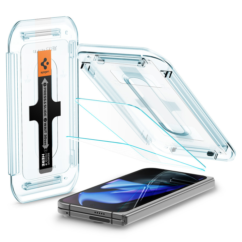 Spigen GLAS.tR EZ Fit Doorzichtige schermbeschermer Google 2 stuk(s) - Afbeelding 2