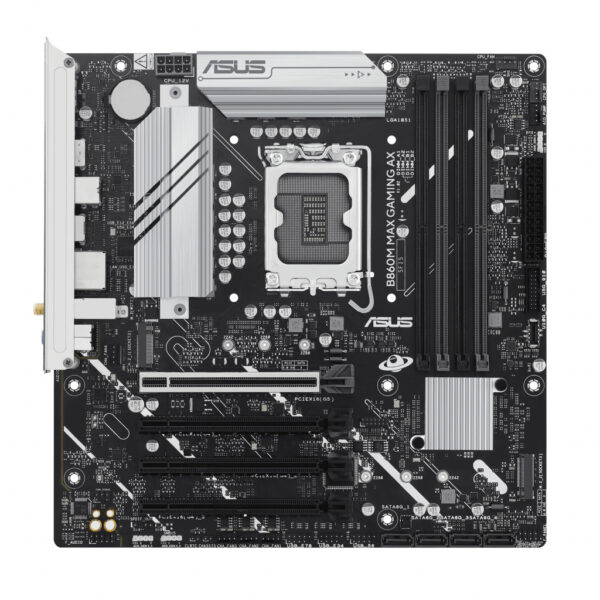 ASUS B860M MAX GAMING AX Intel B860 LGA 1851 (Socket V1) micro ATX - Afbeelding 4