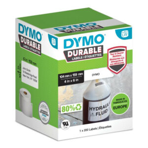 DYMO Durable Wit Zelfklevend printerlabel