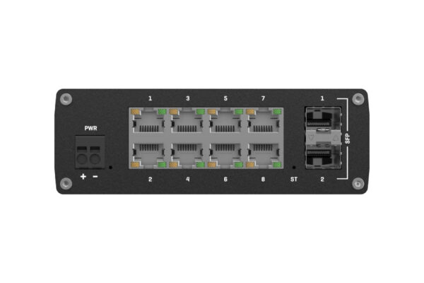 Teltonika TSW212 Managed L2 Gigabit Ethernet (10/100/1000) Zwart - Afbeelding 4
