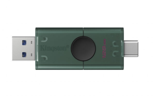 Kingston Technology DataTraveler 128GB USB-A + USB-C 3.2 Gen 1 DuoG2 - Afbeelding 2