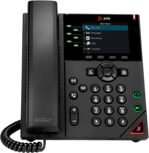 HP Poly VVX 350 6-Line IP Phone and PoE-enabled IP telefoon