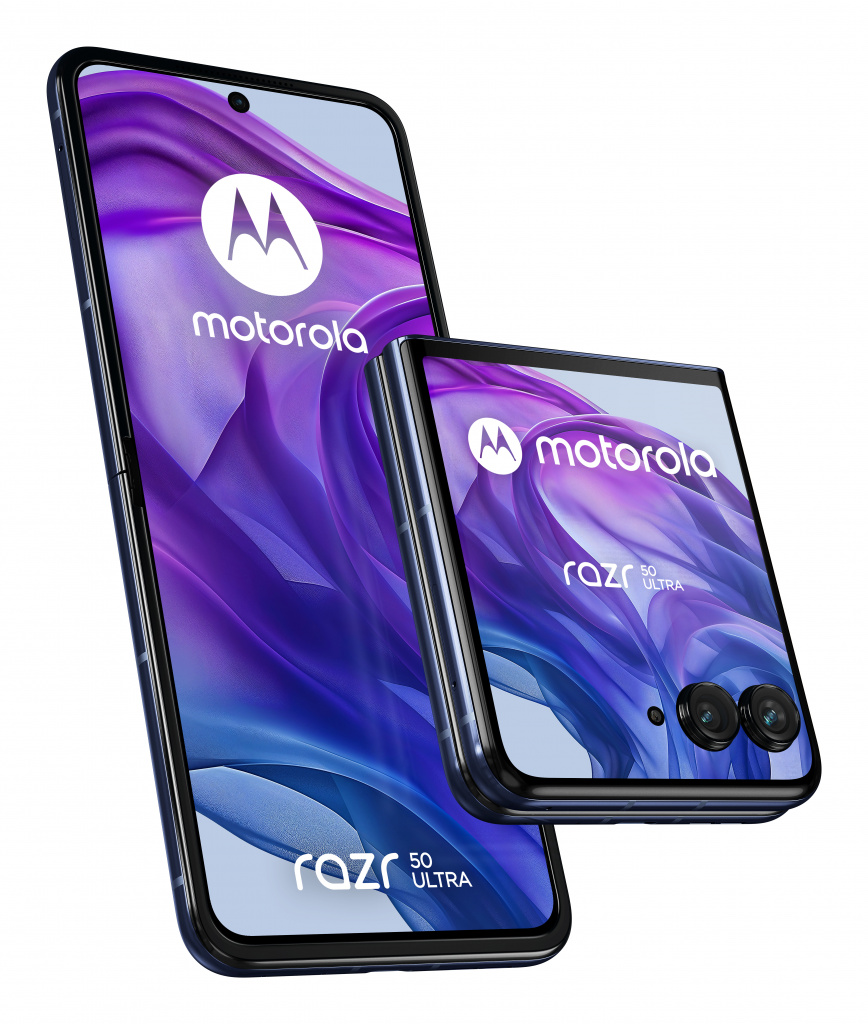 Motorola razr 50 Ultra 17,5 cm (6.9") Dual SIM Android 14 5G USB Type-C 12 GB 512 GB 4000 mAh Marineblauw
