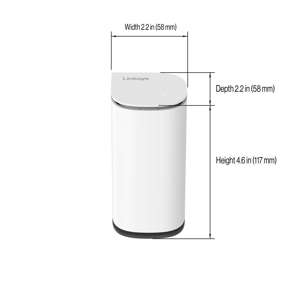 Linksys Velop Micro 6 Dual-band (2.4 GHz / 5 GHz) Wi-Fi 6 (802.11ax) Wit 4 Intern - Afbeelding 10