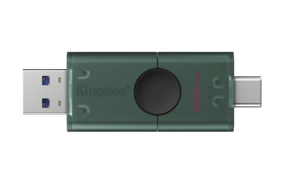 Kingston Technology DataTraveler 256GB USB-A + USB-C 3.2 Gen 1 DuoG2 - Afbeelding 2