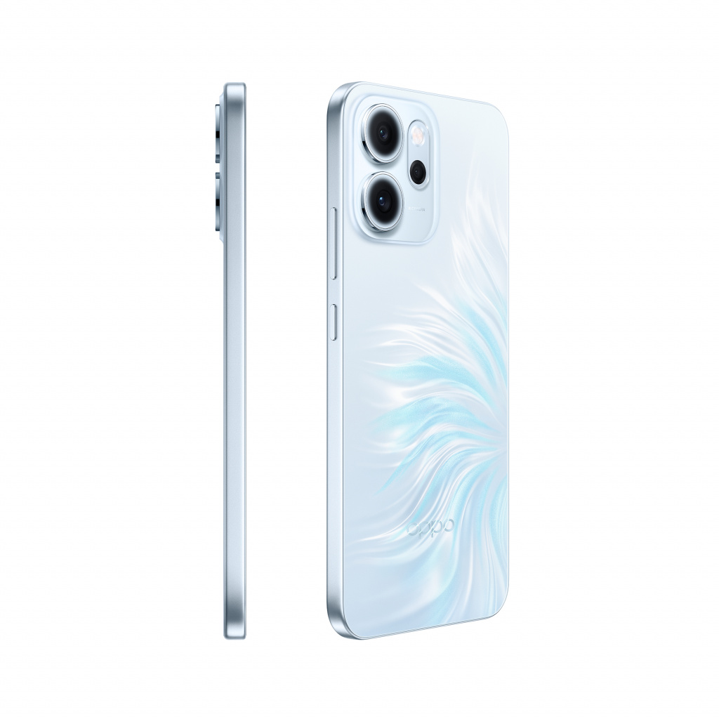 OPPO Reno14 FS 5G 16,7 cm (6.57") Dual SIM Android 15 USB Type-C 12 GB 512 GB 6000 mAh Blauw - Afbeelding 2