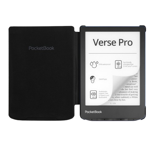 PocketBook Verse Pro e-book reader Touchscreen 16 GB Wifi Zwart, Blauw - Afbeelding 6