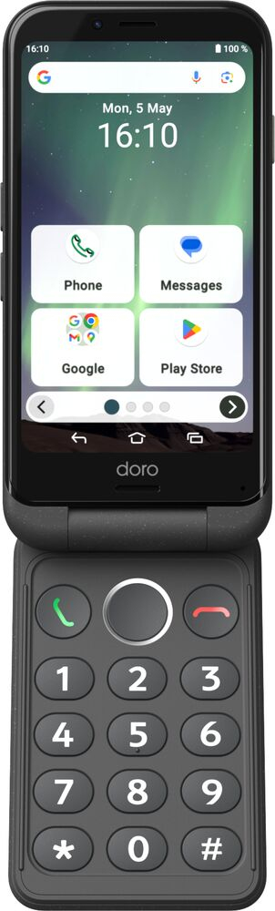 Doro Aurora A20 11,4 cm (4.5") Dual SIM Android 14 4G USB Type-C 4 GB 64 GB 3000 mAh Grafiet - Afbeelding 3