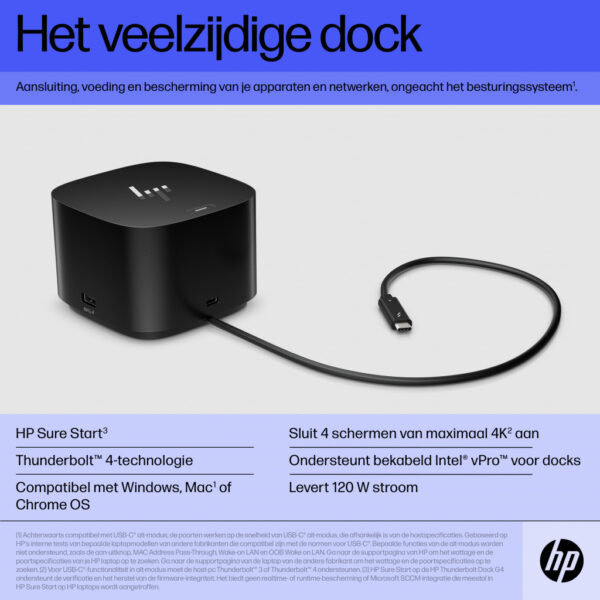 HP Thunderbolt Dock 120 watt G4 - Afbeelding 11
