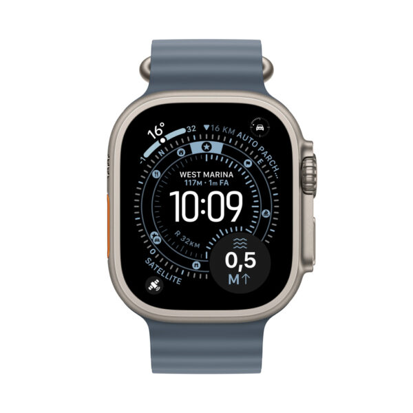 Apple Watch Ultra 3 OLED 49 mm Digitaal 422 x 514 Pixels Touchscreen 5G Titanium Wifi GPS - Afbeelding 2