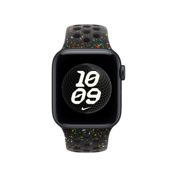 Apple MG9Y4ZM/A slimme draagbare accessoire Band Zwart Aluminium, Fluorelastomeer - Afbeelding 2