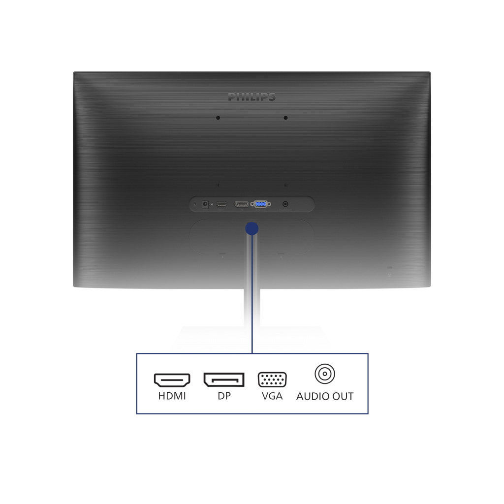 Philips E Line 245E1S/00 LED display 60,5 cm (23.8") 2560 x 1440 Pixels 2K Ultra HD LCD Zwart - Afbeelding 5