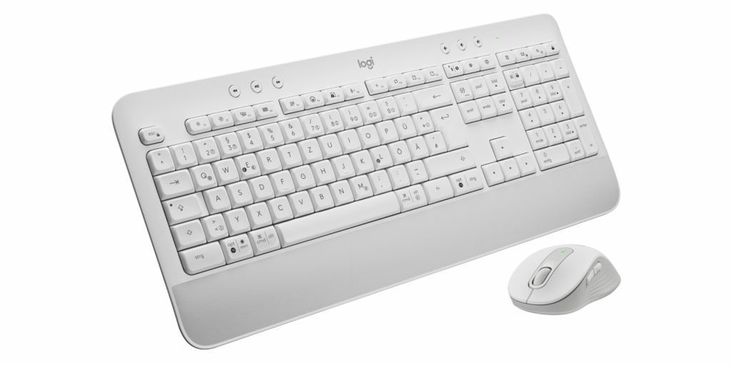 Logitech 920-011022 toetsenbord Inclusief muis Kantoor Bluetooth QWERTZ Duits Wit