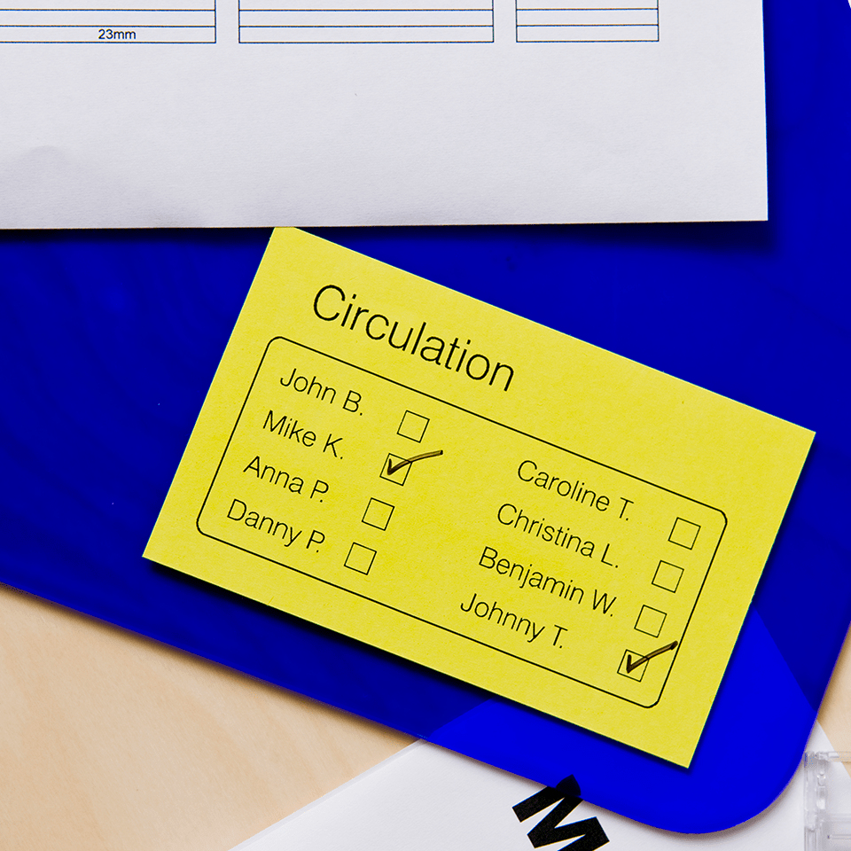 Brother DK-44605 printeretiket Geel - Afbeelding 3