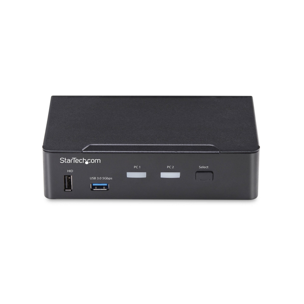 StarTech.com 2-Port DisplayPort KVM Switch, 4K 60Hz, DP 1.2, HDCP 1.4, EDID Beheer, 2-Port USB 3.0 Hub, 4x USB HID Poorten, TAA - Afbeelding 4