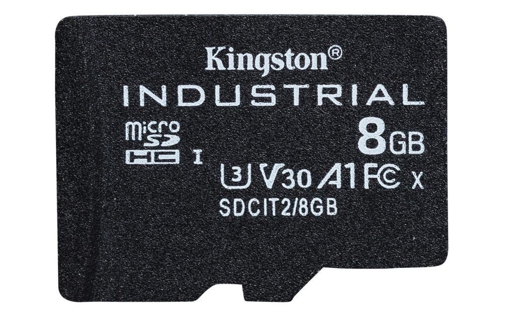 Kingston Technology 8GB microSDHC Industrial C10 A1 pSLC-kaart enkele verpakking zonder adapter
